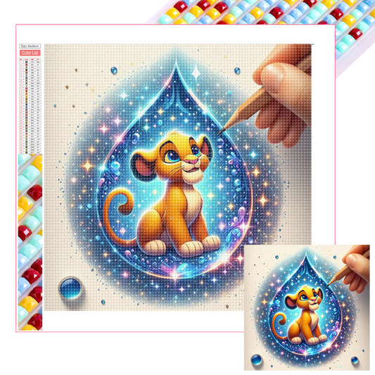 Water Drop Painting - Full Square Drill Diamond Painting 30*30CM