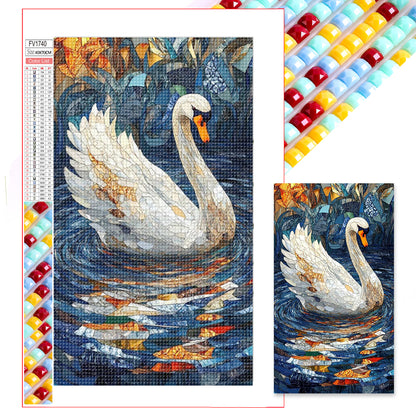 Swan - Full Square Drill Diamond Painting 40*70CM