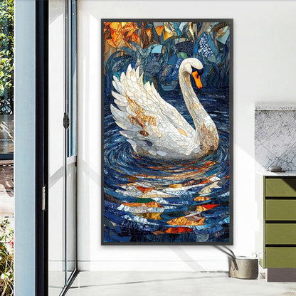 Swan - Full Square Drill Diamond Painting 40*70CM