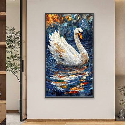 Swan - Full Square Drill Diamond Painting 40*70CM
