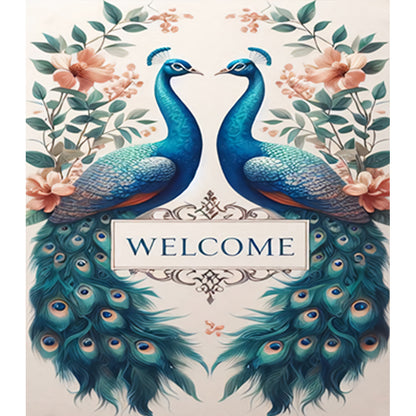 Peacock - Full Round Drill Diamond Painting 35*40CM