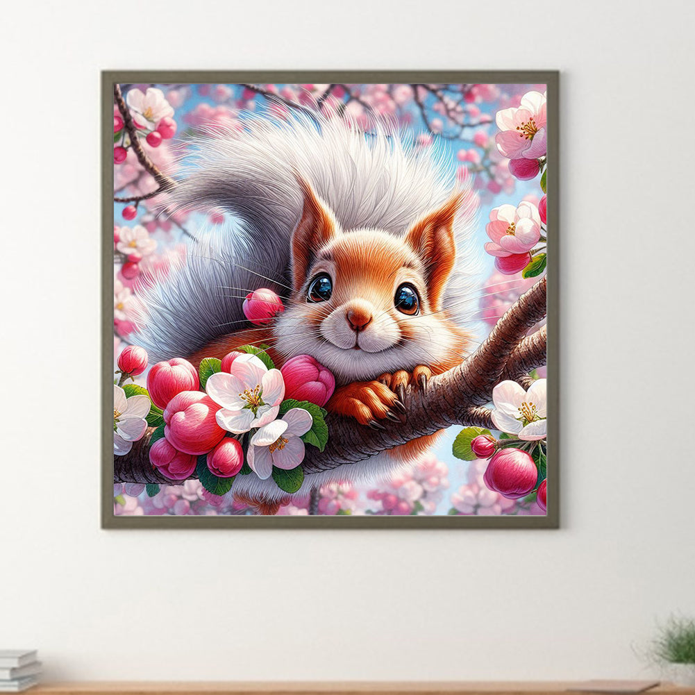 Squirrel - Full Round Drill Diamond Painting 40*40CM