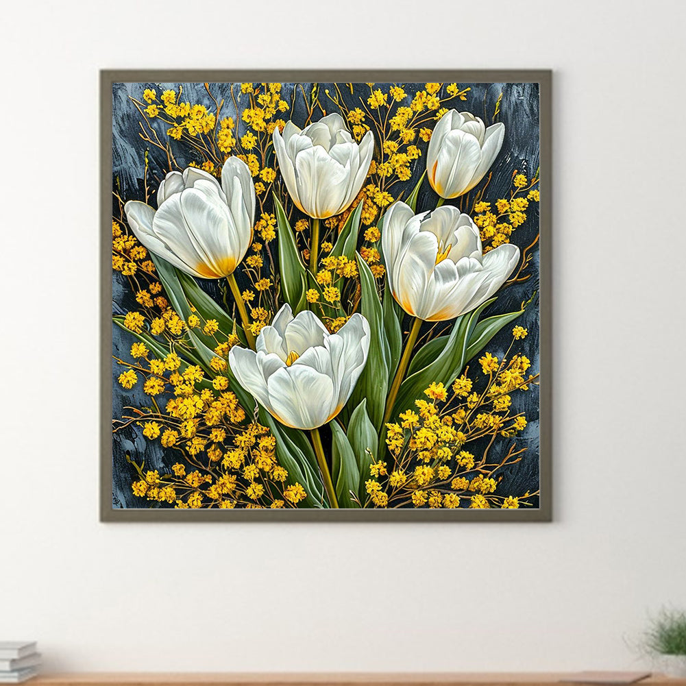 Tulip - Full Round Drill Diamond Painting 40*40CM