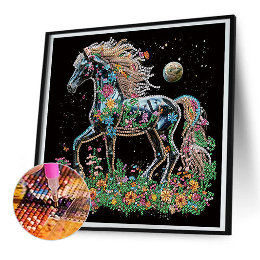 Horse - Special Shaped Drill Diamond Painting 30*30CM