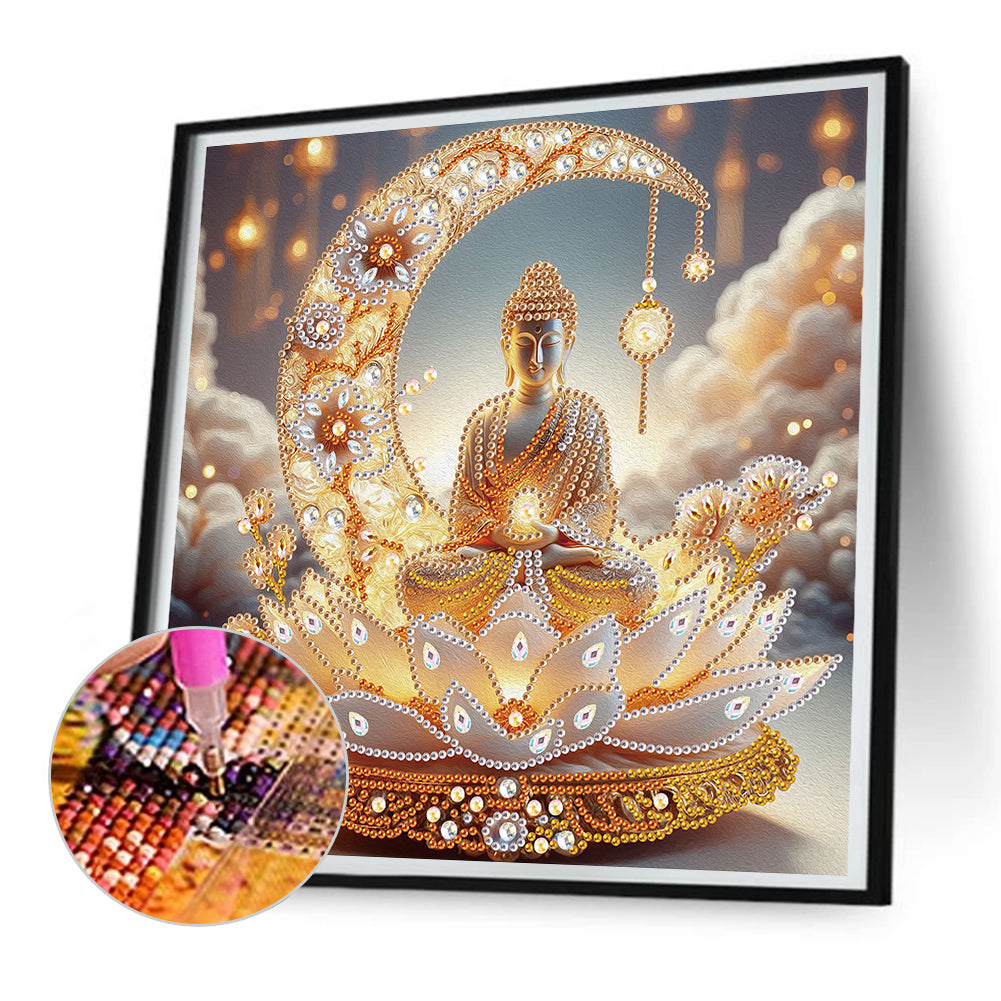 Buddha Statue - Special Shaped Drill Diamond Painting 30*30CM