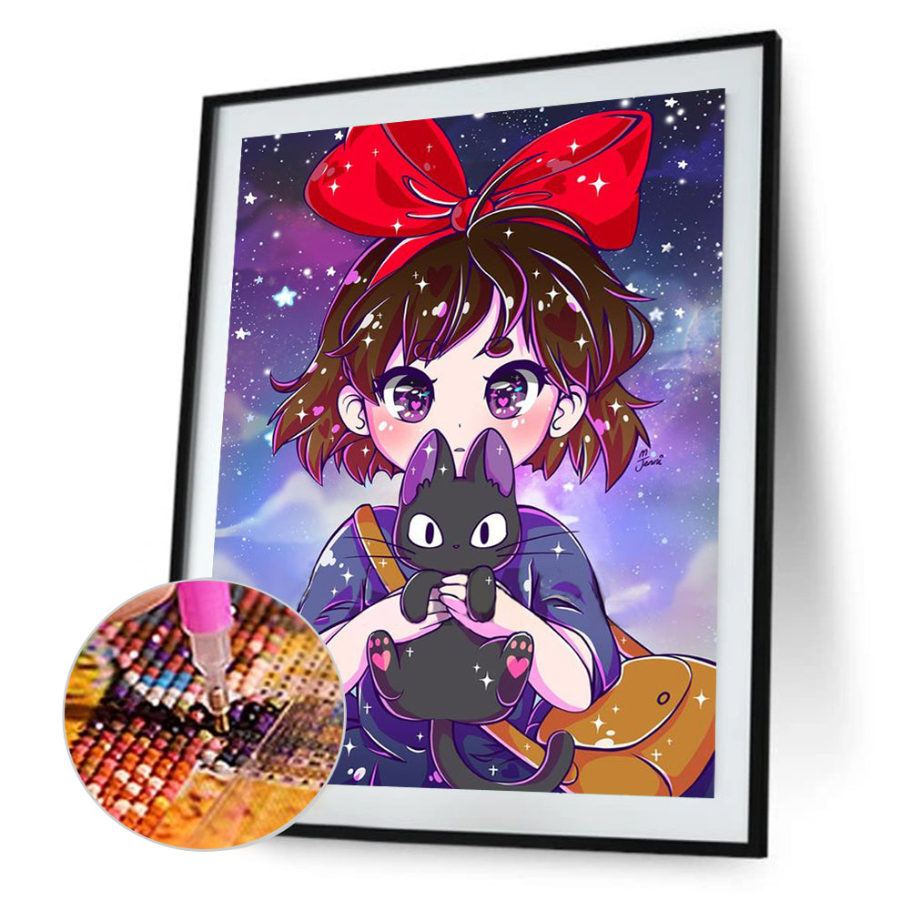 Kiki'S Delivery - Full Round Drill Diamond Painting 40*50CM