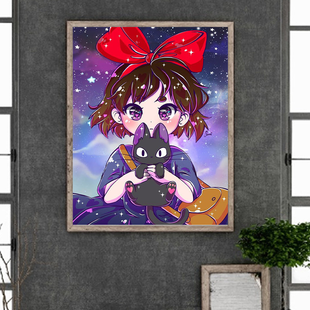 Kiki'S Delivery - Full Round Drill Diamond Painting 40*50CM