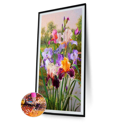 Iris - Full Round Drill Diamond Painting 30*50CM