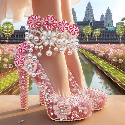 Exquisite High Heels - Special Shaped Drill Diamond Painting 30*30CM