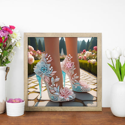 Exquisite High Heels - Special Shaped Drill Diamond Painting 30*30CM