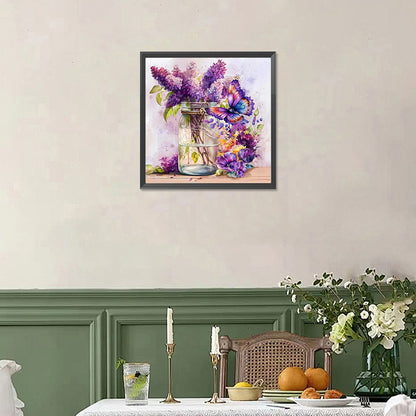 Lavender - Full Square Drill Diamond Painting 40*40CM