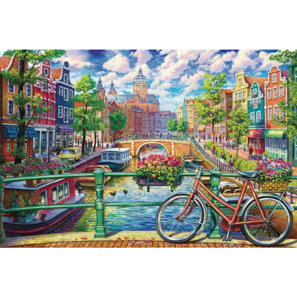 City - Full Square Drill Diamond Painting 60*40CM