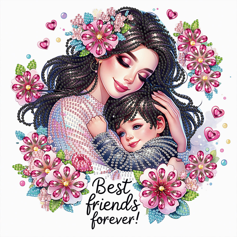 Mother'S Day - Special Shaped Drill Diamond Painting 30*30CM