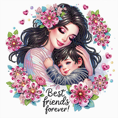 Mother'S Day - Special Shaped Drill Diamond Painting 30*30CM
