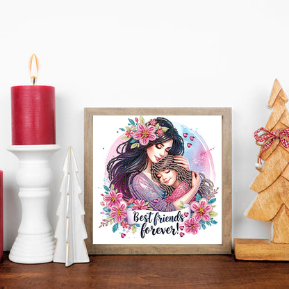 Mother'S Day - Special Shaped Drill Diamond Painting 30*30CM