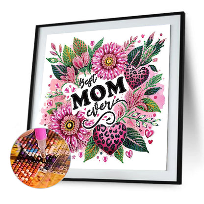 Mother'S Day - Special Shaped Drill Diamond Painting 30*30CM