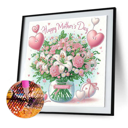 Mother'S Day - Special Shaped Drill Diamond Painting 30*30CM