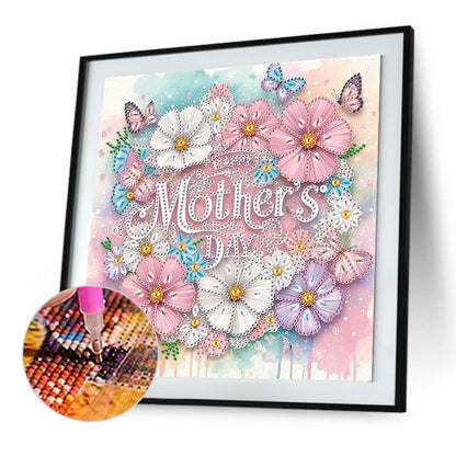 Mother'S Day - Special Shaped Drill Diamond Painting 30*30CM