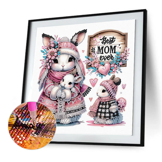 Mother'S Day - Special Shaped Drill Diamond Painting 30*30CM