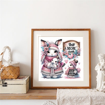 Mother'S Day - Special Shaped Drill Diamond Painting 30*30CM