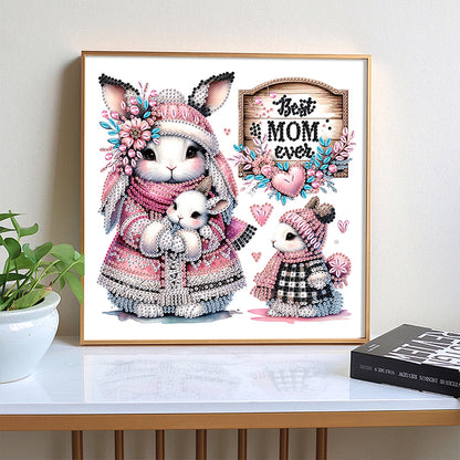 Mother'S Day - Special Shaped Drill Diamond Painting 30*30CM
