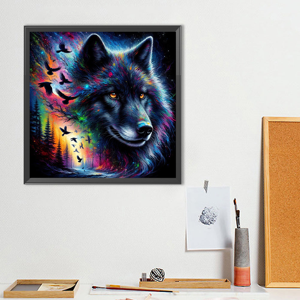 Wolf - Full Round Drill Diamond Painting 40*40CM