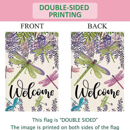 Spring Tulip 5D DIY Diamond Outdoor Flags Double Sided Diamond Art Vertical Flag