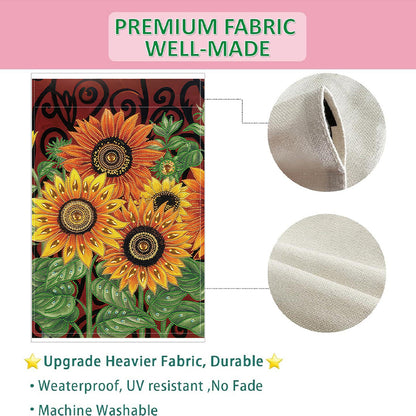 Spring Tulip 5D DIY Diamond Outdoor Flags Double Sided Diamond Art Vertical Flag