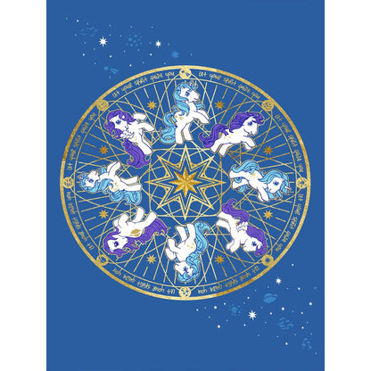 Rainbow White Horse - Full Round Drill Diamond Painting 30*40CM