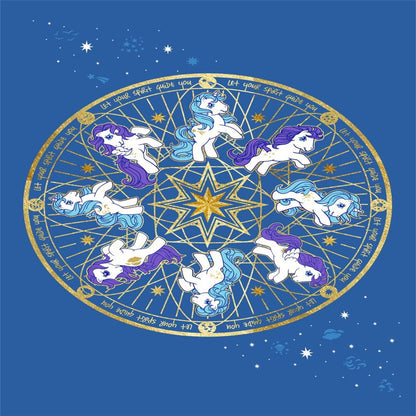 Rainbow White Horse - Full Round Drill Diamond Painting 30*40CM