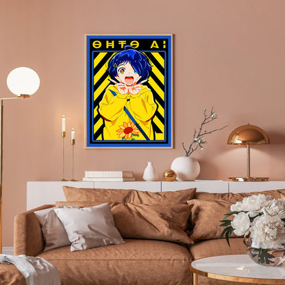 Cartoon Girl - Full Round Drill Diamond Painting 30*40CM