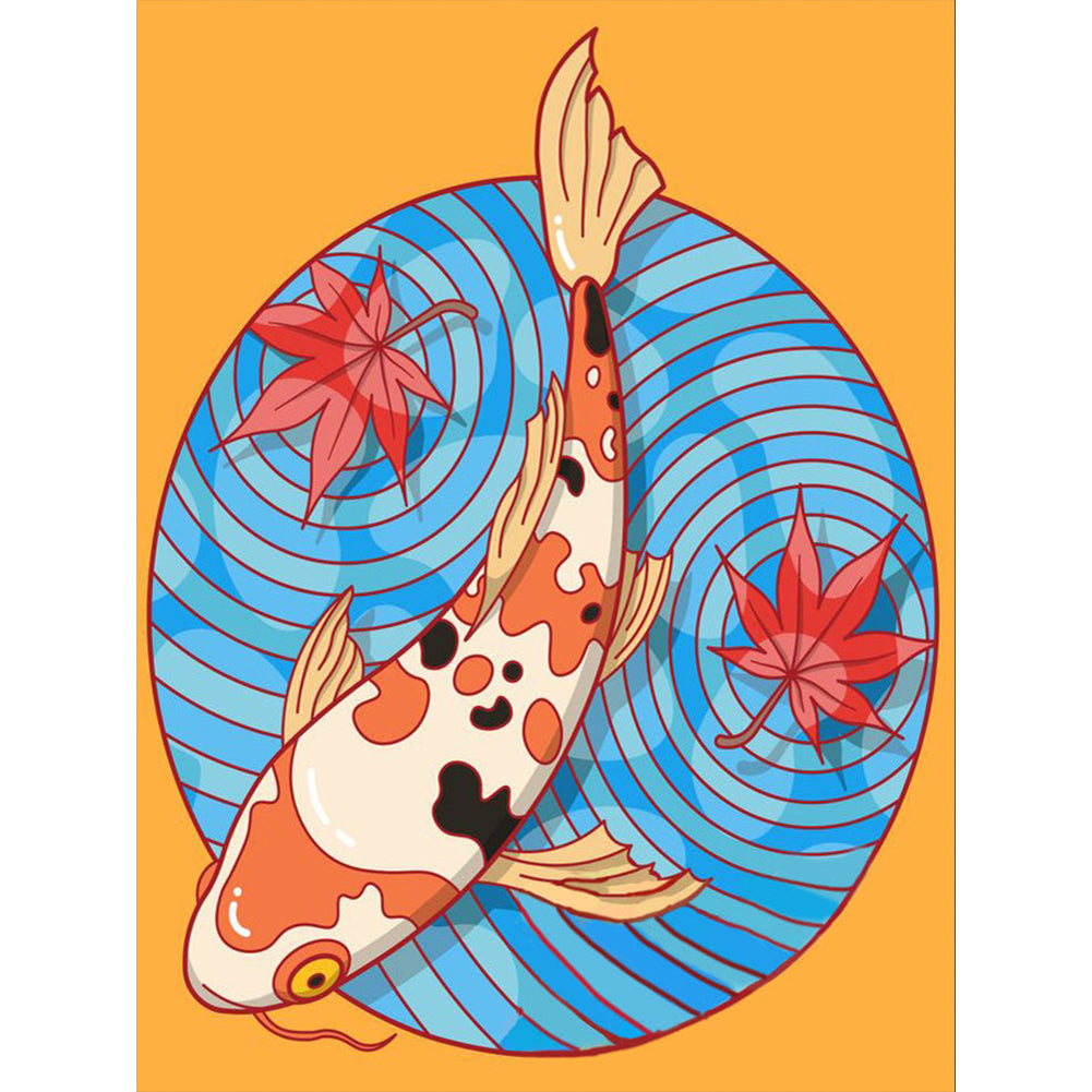 Fish - Full Round Drill Diamond Painting 30*40CM