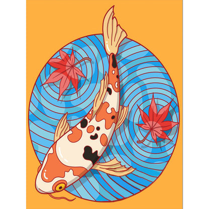 Fish - Full Round Drill Diamond Painting 30*40CM