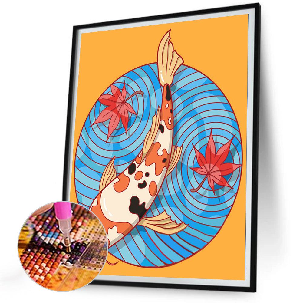 Fish - Full Round Drill Diamond Painting 30*40CM