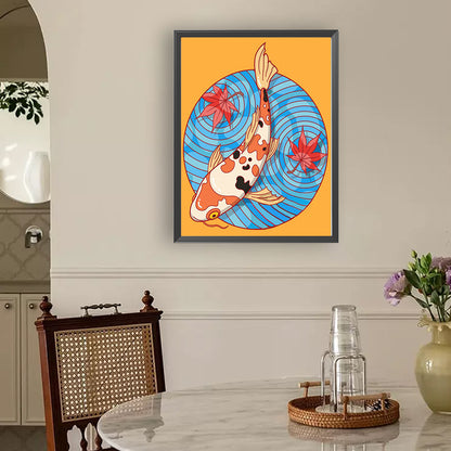 Fish - Full Round Drill Diamond Painting 30*40CM