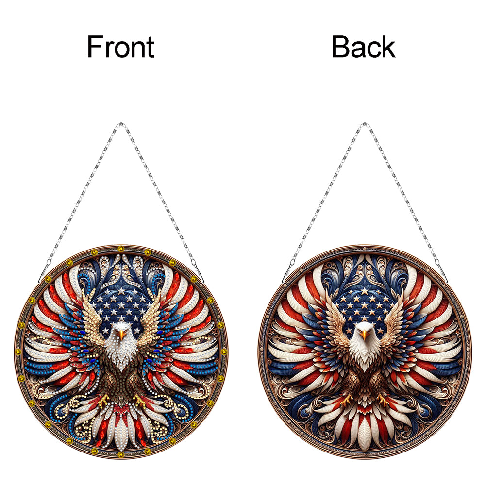 Sunflower DIY Diamond Art Pendant Kit Diamond Painting Door Sign for Wall Window