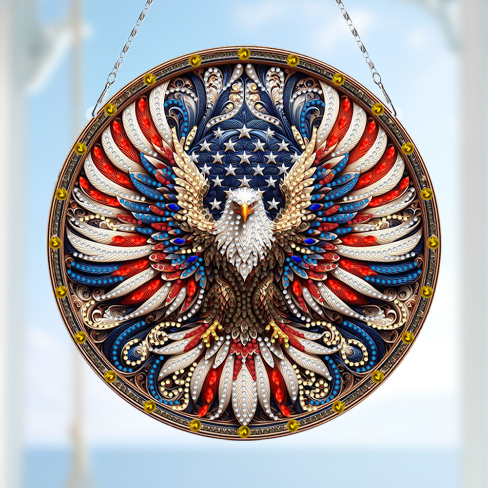 Sunflower DIY Diamond Art Pendant Kit Diamond Painting Door Sign for Wall Window