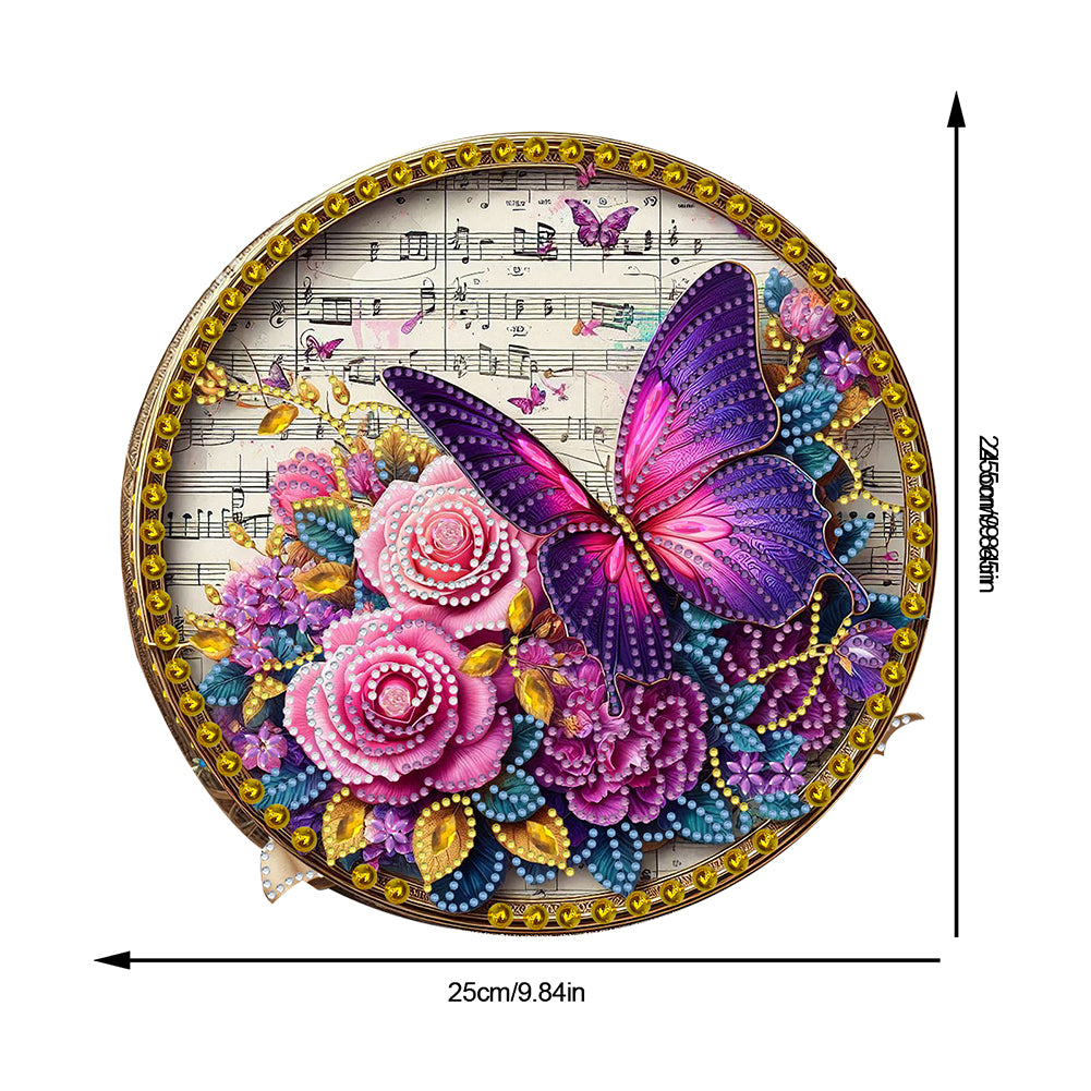 Sunflower DIY Diamond Art Pendant Kit Diamond Painting Door Sign for Wall Window
