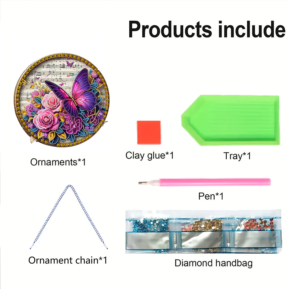 Sunflower DIY Diamond Art Pendant Kit Diamond Painting Door Sign for Wall Window