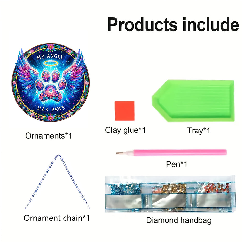 Sunflower DIY Diamond Art Pendant Kit Diamond Painting Door Sign for Wall Window