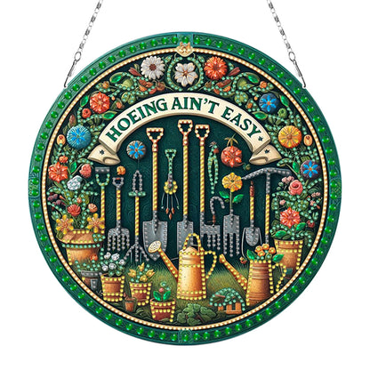 Sunflower DIY Diamond Art Pendant Kit Diamond Painting Door Sign for Wall Window