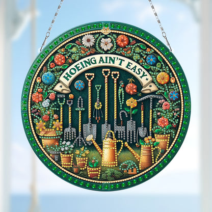 Sunflower DIY Diamond Art Pendant Kit Diamond Painting Door Sign for Wall Window