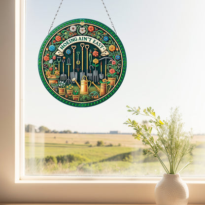 Sunflower DIY Diamond Art Pendant Kit Diamond Painting Door Sign for Wall Window