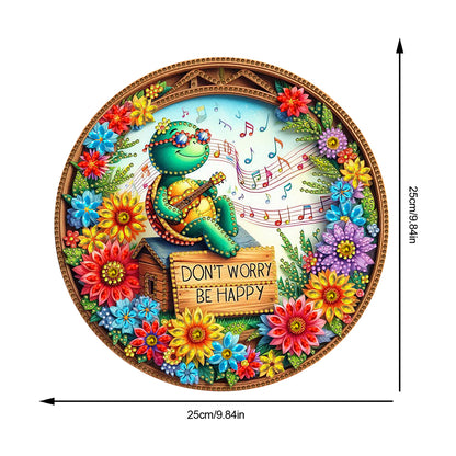 Sunflower DIY Diamond Art Pendant Kit Diamond Painting Door Sign for Wall Window