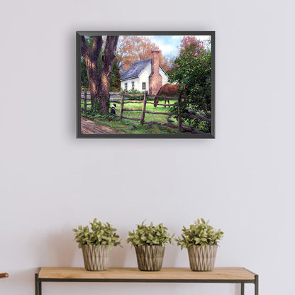 House - Full Round Drill Diamond Painting 40*30CM