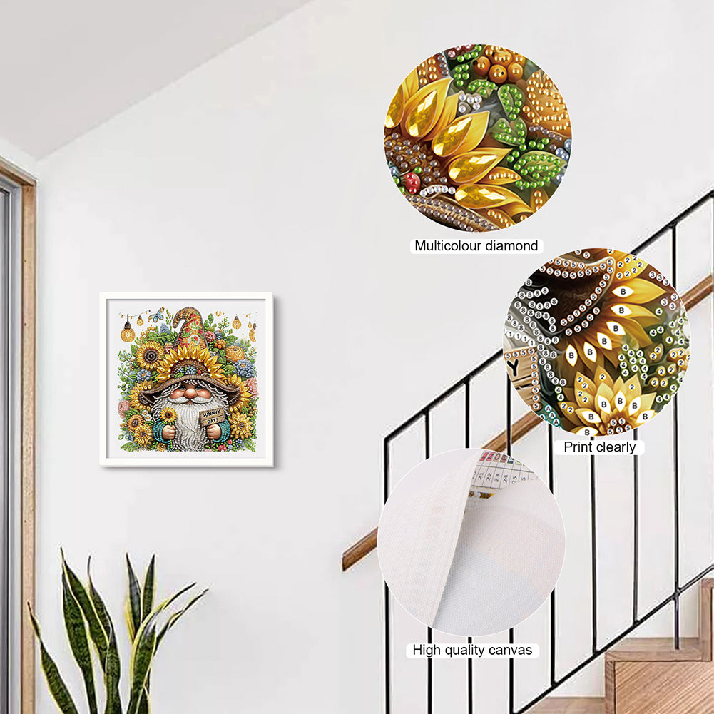 Summer Goblin - Special Shaped Drill Diamond Painting 30*30CM