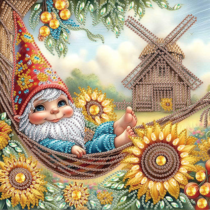 Summer Goblin - Special Shaped Drill Diamond Painting 30*30CM