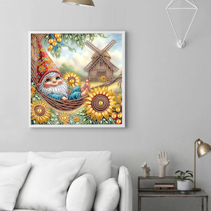 Summer Goblin - Special Shaped Drill Diamond Painting 30*30CM