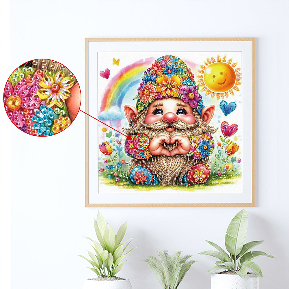 Summer Goblin - Special Shaped Drill Diamond Painting 30*30CM