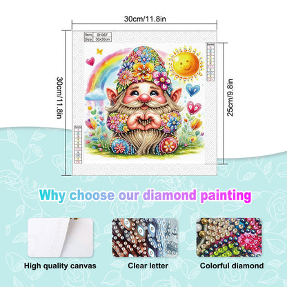Summer Goblin - Special Shaped Drill Diamond Painting 30*30CM